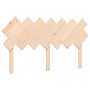 Bed frame with solid wood headboard 140x190 cm by vidaXL, Beds and slatted bases - Ref: Foro24-3193446, Price: 127,39 €, Disc...