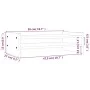 Solid white pine wood monitor stand 50x27x15 cm by vidaXL, Computer bases and risers - Ref: Foro24-814020, Price: 26,21 €, Di...