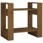 Regal/Raumteiler aus honigbraunem Kiefernholz 60x35x57 cm von vidaXL, Bücherregale und Regale - Ref: Foro24-813877, Preis: 40...