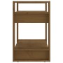 Regal/Raumteiler aus honigbraunem Kiefernholz 60x35x57 cm von vidaXL, Bücherregale und Regale - Ref: Foro24-813877, Preis: 40...