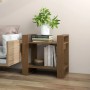 Regal/Raumteiler aus honigbraunem Kiefernholz 60x35x57 cm von vidaXL, Bücherregale und Regale - Ref: Foro24-813877, Preis: 40...