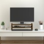 Monitor stand solid pine wood honey brown 50x27x15 cm by vidaXL, Computer bases and risers - Ref: Foro24-814022, Price: 21,78...