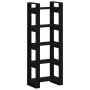 Black solid wood shelving/space divider 60x35x160 cm by vidaXL, Bookcases and shelves - Ref: Foro24-813893, Price: 66,01 €, D...