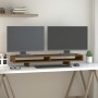 Monitor stand solid honey brown pine wood 100x27x14 cm by vidaXL, Computer bases and risers - Ref: Foro24-814007, Price: 52,4...
