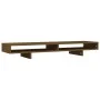 Monitor stand solid honey brown pine wood 100x27x14 cm by vidaXL, Computer bases and risers - Ref: Foro24-814007, Price: 51,2...