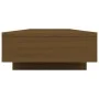 Monitor stand solid honey brown pine wood 100x27x14 cm by vidaXL, Computer bases and risers - Ref: Foro24-814007, Price: 51,2...