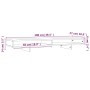 Monitor stand solid honey brown pine wood 100x27x14 cm by vidaXL, Computer bases and risers - Ref: Foro24-814007, Price: 52,4...