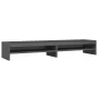 Solid pine wood monitor stand 100x24x16 cm in gray. by vidaXL, Computer bases and risers - Ref: Foro24-813991, Price: 35,66 €...