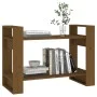 Honey brown wooden shelf/space divider 80x35x56.5 cm by vidaXL, Bookcases and shelves - Ref: Foro24-813897, Price: 49,60 €, D...