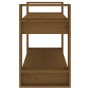 Honigbraunes Holzregal/Raumteiler 80x35x56,5 cm von vidaXL, Bücherregale und Regale - Ref: Foro24-813897, Preis: 50,22 €, Rab...