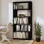 Estantería/divisor de espacios madera pino negro 80x25x163,5 cm de vidaXL, Librerías y estanterías - Ref: Foro24-814068, Prec...