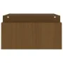 Solid pine wood monitor stand in honey brown color, 100x27.5x15 cm. by vidaXL, Computer bases and risers - Ref: Foro24-813972...