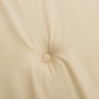 Cojines de silla de jardín 4 uds tela Oxford beige 50x50x4 cm