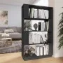 Gray pine wood shelf/space divider 80x25x132 cm by vidaXL, Bookcases and shelves - Ref: Foro24-814061, Price: 66,47 €, Discou...