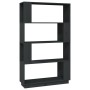 Gray pine wood shelf/space divider 80x25x132 cm by vidaXL, Bookcases and shelves - Ref: Foro24-814061, Price: 67,25 €, Discou...