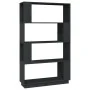 Gray pine wood shelf/space divider 80x25x132 cm by vidaXL, Bookcases and shelves - Ref: Foro24-814061, Price: 66,47 €, Discou...