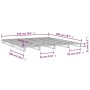Gray solid pine wood pallet bed King Size 150x200 cm by vidaXL, Beds and slatted bases - Ref: Foro24-821399, Price: 184,50 €,...