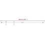 Kit mini puerta corredera armario acero carbono blanco 200 cm de vidaXL, Marcos de puertas - Ref: Foro24-151699, Precio: 29,3...