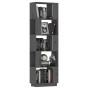 Shelf / space divider in gray pine wood 51x25x163.5 cm by vidaXL, Bookcases and shelves - Ref: Foro24-814046, Price: 64,03 €,...