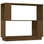 Pine wood shelf/divider honey brown 80x25x70 cm by vidaXL, Bookcases and shelves - Ref: Foro24-814052, Price: 49,08 €, Discou...