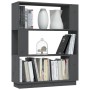 Regal/Raumteiler aus grauem Kiefernholz, 80 x 25 x 101 cm von vidaXL, Bücherregale und Regale - Ref: Foro24-814056, Preis: 61...