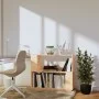 Solid pine wood shelf/space divider 80x25x70 cm by vidaXL, Bookcases and shelves - Ref: Foro24-814049, Price: 47,21 €, Discou...