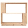 Solid pine wood shelf/space divider 80x25x70 cm by vidaXL, Bookcases and shelves - Ref: Foro24-814049, Price: 47,88 €, Discou...