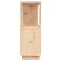 Solid pine wood shelf/space divider 80x25x70 cm by vidaXL, Bookcases and shelves - Ref: Foro24-814049, Price: 47,21 €, Discou...