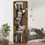 Honey brown pine wood shelf/divider 51x25x163.5 cm by vidaXL, Bookcases and shelves - Ref: Foro24-814047, Price: 53,23 €, Dis...
