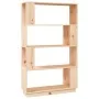 Solid pine wood shelf/space divider 80x25x132 cm by vidaXL, Bookcases and shelves - Ref: Foro24-814059, Price: 81,61 €, Disco...