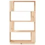 Solid pine wood shelf/space divider 80x25x132 cm by vidaXL, Bookcases and shelves - Ref: Foro24-814059, Price: 81,61 €, Disco...