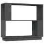 Gray pine wood shelf/space divider 80x25x70 cm by vidaXL, Bookcases and shelves - Ref: Foro24-814051, Price: 50,40 €, Discoun...