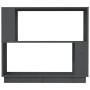 Gray pine wood shelf/space divider 80x25x70 cm by vidaXL, Bookcases and shelves - Ref: Foro24-814051, Price: 51,10 €, Discoun...
