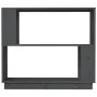 Gray pine wood shelf/space divider 80x25x70 cm by vidaXL, Bookcases and shelves - Ref: Foro24-814051, Price: 50,40 €, Discoun...