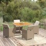 5-piece garden dining set with beige synthetic rattan cushions by vidaXL, Garden sets - Ref: Foro24-3095527, Price: 328,27 €,...