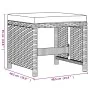9-teiliges Garten-Essset und schwarze Kissen aus synthetischem Rattan von vidaXL, Gartensets - Ref: Foro24-3095523, Preis: 43...
