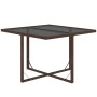 Garden dining set 9 pieces and brown synthetic rattan cushions by vidaXL, Garden sets - Ref: Foro24-3095513, Price: 641,65 €,...