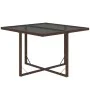 Set de comedor jardín 9 pzas y cojines ratán sintético marrón de vidaXL, Conjuntos de jardín - Ref: Foro24-3095513, Precio: 5...