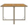9-teiliges Garten-Essset mit beigen Kissen aus synthetischem Rattan von vidaXL, Gartensets - Ref: Foro24-3095528, Preis: 558,...