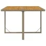 Set comedor de jardín 9 pzas con cojines ratán sintético beige de vidaXL, Conjuntos de jardín - Ref: Foro24-3095528, Precio: ...