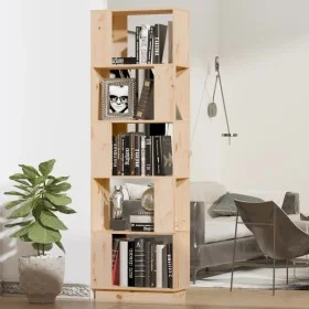 Solid pine wood shelf/space divider 51x25x163.5cm by vidaXL, Bookcases and shelves - Ref: Foro24-814044, Price: 62,41 €, Disc...