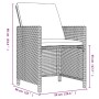 9-piece garden dining set and black synthetic rattan cushions by vidaXL, Garden sets - Ref: Foro24-3095520, Price: 592,68 €, ...