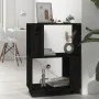 Regal/Raumteiler Kiefernholz schwarz 51x25x70 cm von vidaXL, Bücherregale und Regale - Ref: Foro24-814033, Preis: 44,30 €, Ra...