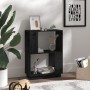 Regal/Raumteiler Kiefernholz schwarz 51x25x70 cm von vidaXL, Bücherregale und Regale - Ref: Foro24-814033, Preis: 44,30 €, Ra...