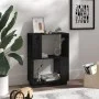 Regal/Raumteiler Kiefernholz schwarz 51x25x70 cm von vidaXL, Bücherregale und Regale - Ref: Foro24-814033, Preis: 44,30 €, Ra...