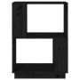 Regal/Raumteiler Kiefernholz schwarz 51x25x70 cm von vidaXL, Bücherregale und Regale - Ref: Foro24-814033, Preis: 44,30 €, Ra...