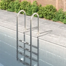 Stainless steel pool ladder 304 54x38x184.5 cm by vidaXL, Pool stairs and ramps - Ref: Foro24-93453, Price: 220,38 €, Discoun...