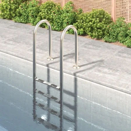 Stainless steel pool ladder 304 54x38x184.5 cm by vidaXL, Pool stairs and ramps - Ref: Foro24-93453, Price: 219,62 €, Discoun...