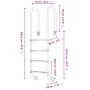 Stainless steel pool ladder 304 54x38x184.5 cm by vidaXL, Pool stairs and ramps - Ref: Foro24-93453, Price: 219,62 €, Discoun...