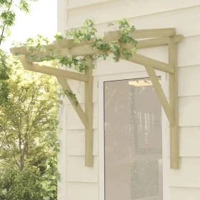 Impregnated pine wood door canopy 100x100x80 cm by vidaXL, Awnings - Ref: Foro24-318569, Price: 58,71 €, Discount: %